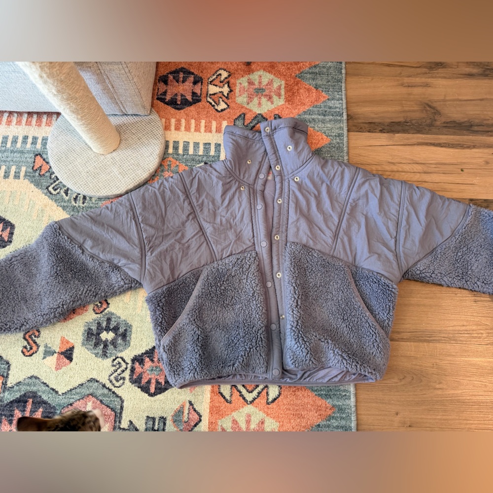 FP Movement by Free People Gray Quilted Jacket
